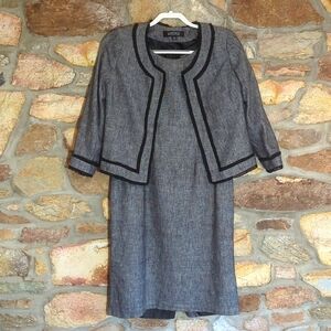 Kasper linen blend dress suit